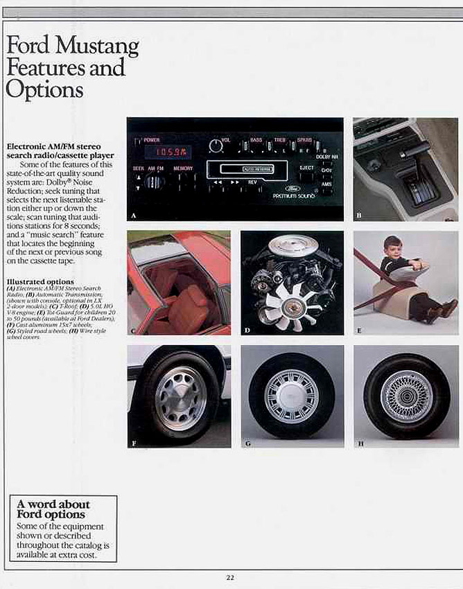 1985 Ford Mustang SVO Brochure Page 10